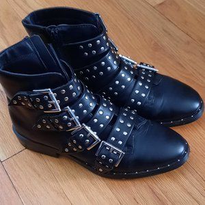 Target Mossimo  Buckle Studded Ankle Boots